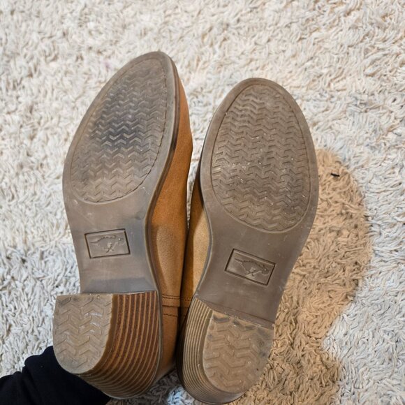 🥾Rocket Dog Boots Ankle Booties Heels Brown Faux Leather Size 7 👟 - Picture 8 of 10